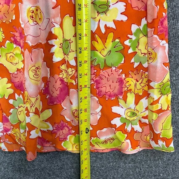 NEW Maurices Flower Print Multicolor Women's Skirt Size 10 USA MADE - Picture 5 of 8